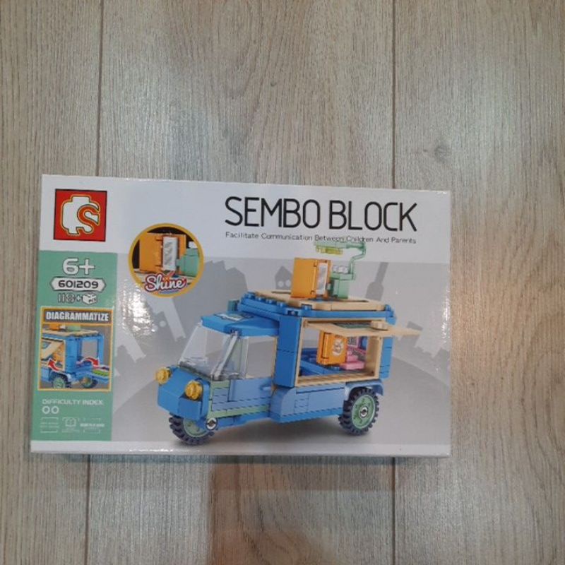 SEMBO  BLOCK  積木樂高車（全新）（出清價超便宜）（118PCS）