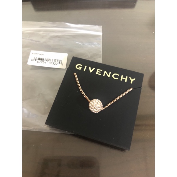 紀梵希 Givenchy X 施華洛世奇 SWAROVSKI 玫瑰金許願球項鍊