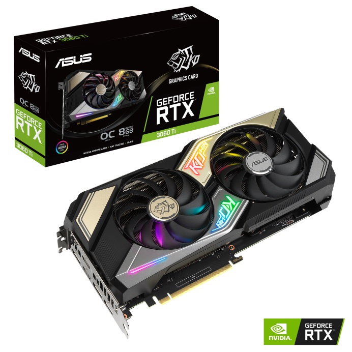 ASUS KO-RTX3060TI 不需欺騙器 算力約61-62 二手 202012月卡 未鎖