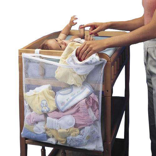 嬰兒床換衣髒衣物收納掛袋-現貨