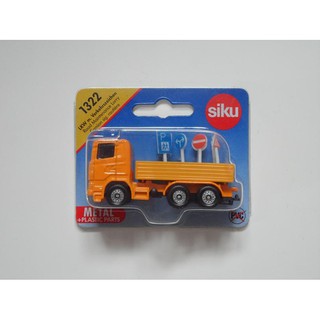 SIKU 1322 德國合金車 LKW m. Verkehrszeichen 風火輪 多美小汽車 9102