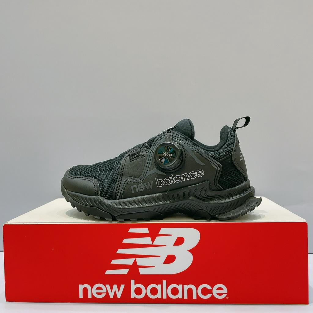 New Balance NB BOA旋鈕 中童 黑色 寬楦 運動 慢跑鞋 PTBTRLE1