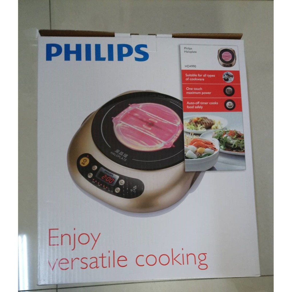 【全新】【飛利浦 Philips】不挑鍋黑晶爐(HD4990) #限時免運