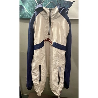 adidas 古著半拉鍊運動外套 Half-zip vintage nylon jacket 二手 古著 FUKU