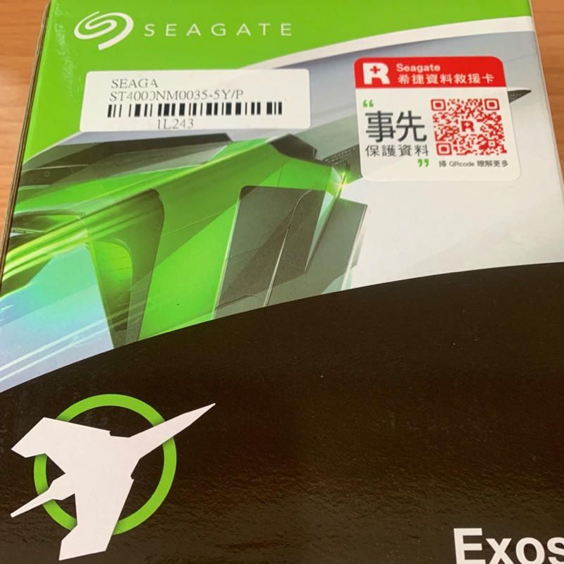 Seagate EXOS企業 4TB 7200轉ST4000NM0035
