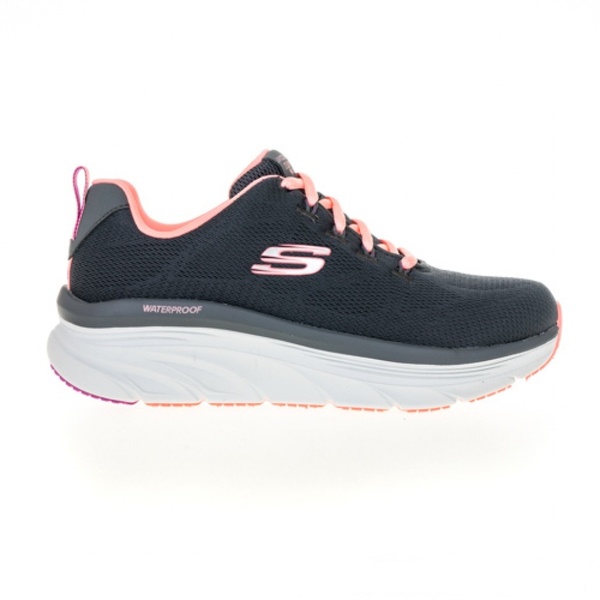 SKECHERS D'LUX WALKER 149810CCCL 灰粉 防水 女 休閒 健走鞋 走路鞋