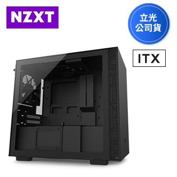 NZXT恩傑 H210全透側電腦機殼 (黑色/白色) for Mini ITX