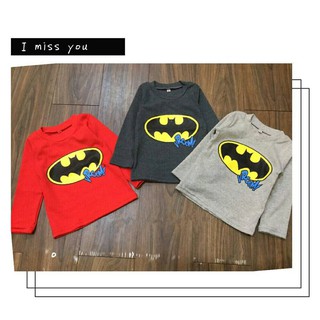 ♥【BC5027】台製男童裝蝙蝠俠長袖T恤 3色 (現貨) ♥