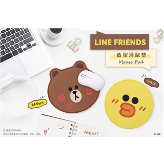 北車 LINE FRIENDS 造型 滑鼠墊 鼠墊