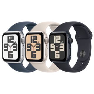 Apple Watch SE2 GPS 40mm 2023款 鋁金屬錶殼/運動型錶帶-M/L 現貨 廠商直送