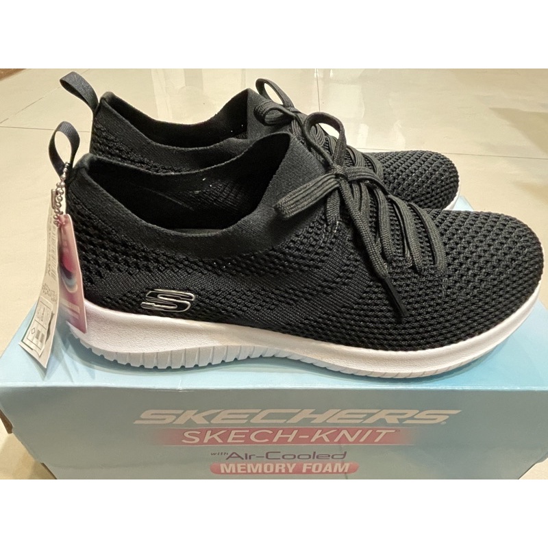 Skechers  air cooled全新加強透氣型記憶泡棉鞋墊女運動休閒鞋24.5公分