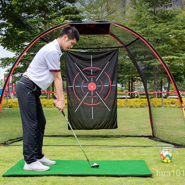 【藝軒精品屋】高爾夫球練習網 便攜式戶外室內戶外帳篷打擊網 golf hitting net