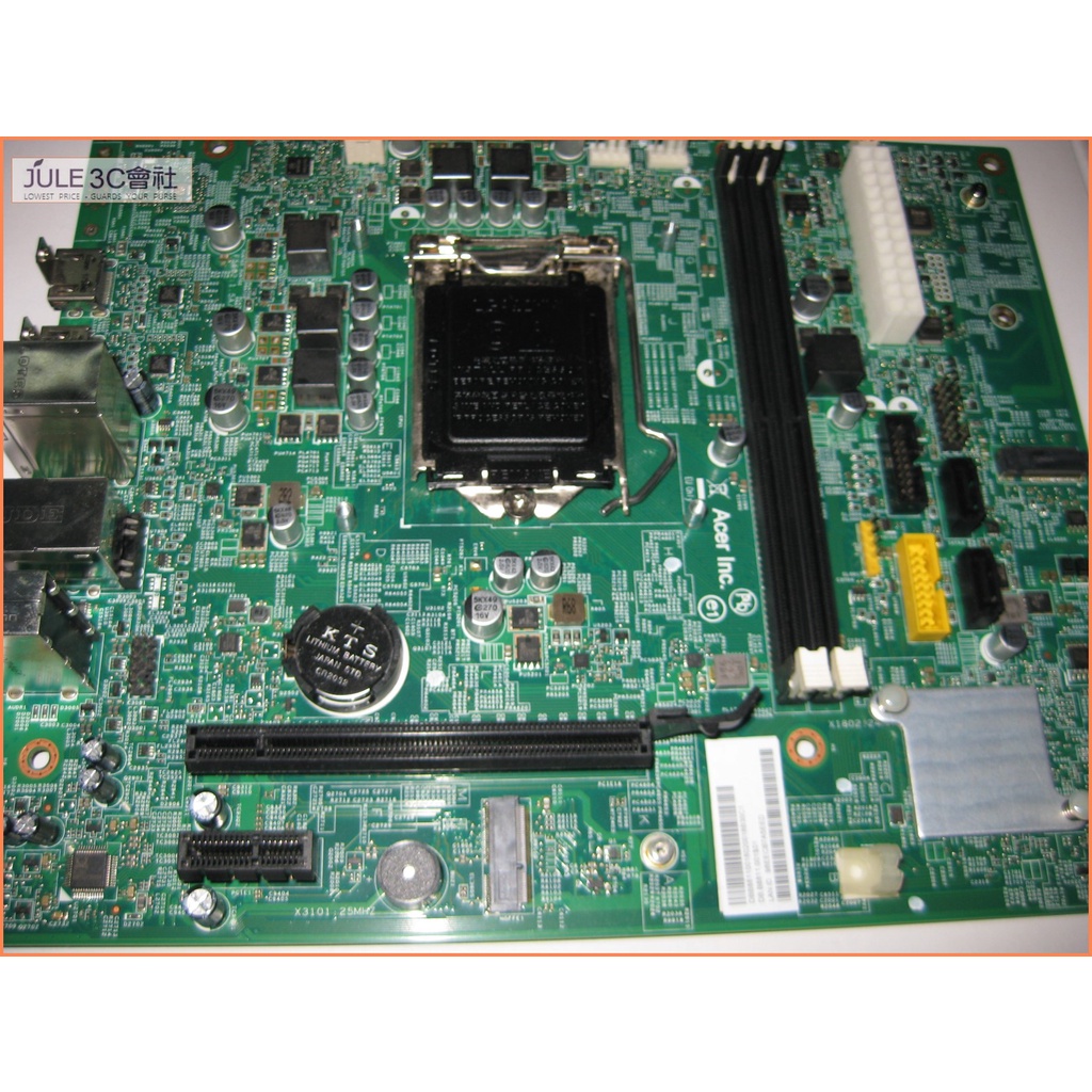 JULE 3C會社-宏碁ACER Aspire GX-781 H110/DDR4/M2/六七代/電競/MATX 主機板
