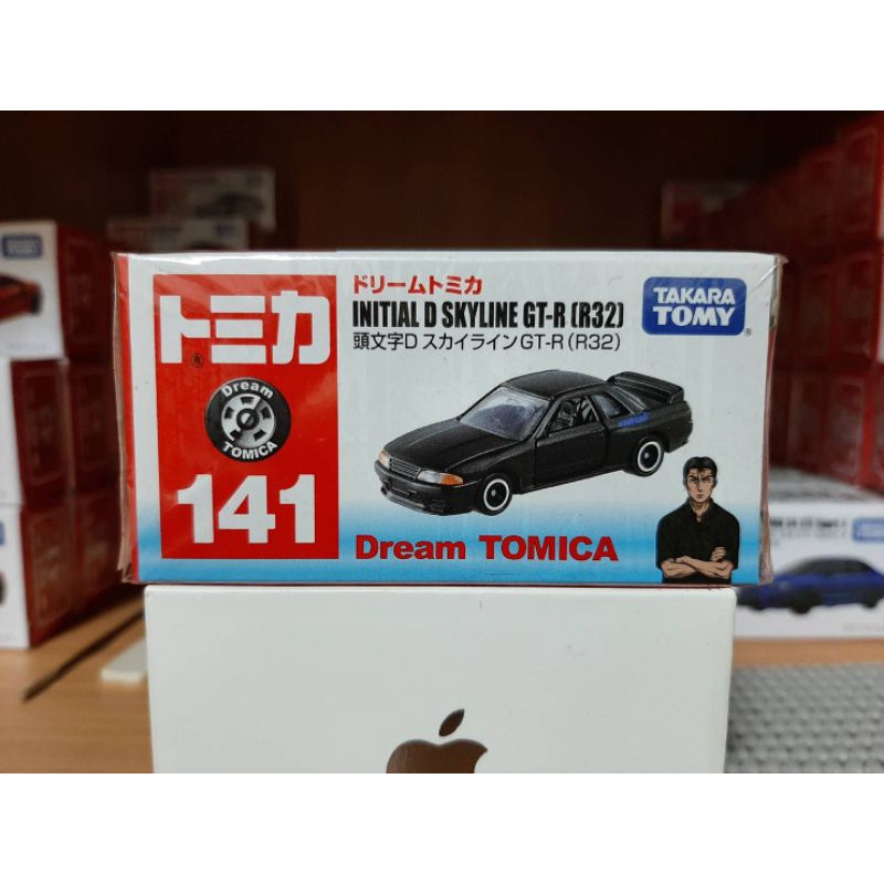 TOMICA 141 頭文字D 中里毅 R32 全新未拆 附膠盒