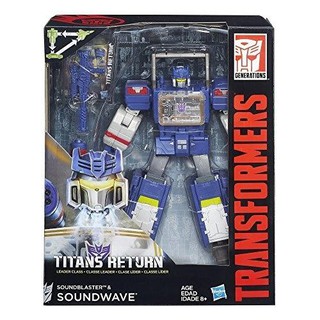 汐止 好記玩具店 變形金剛世代系列 泰坦之戰無敵戰將 SOUNDWAVE 音波 原價2299