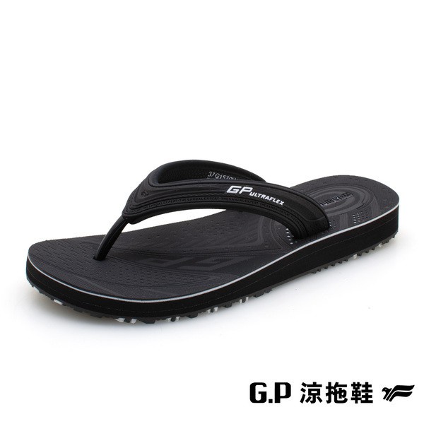 G.P 女款極簡風海灘夾腳拖鞋 G1579W-10 黑色/G1579W-15 黑桃色【S.E運動】