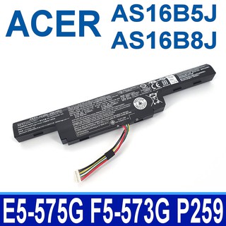ACER 宏碁 AS16B5J AS16B8J . 規格 電池 Aspire E5 F5 E15 E5-575G