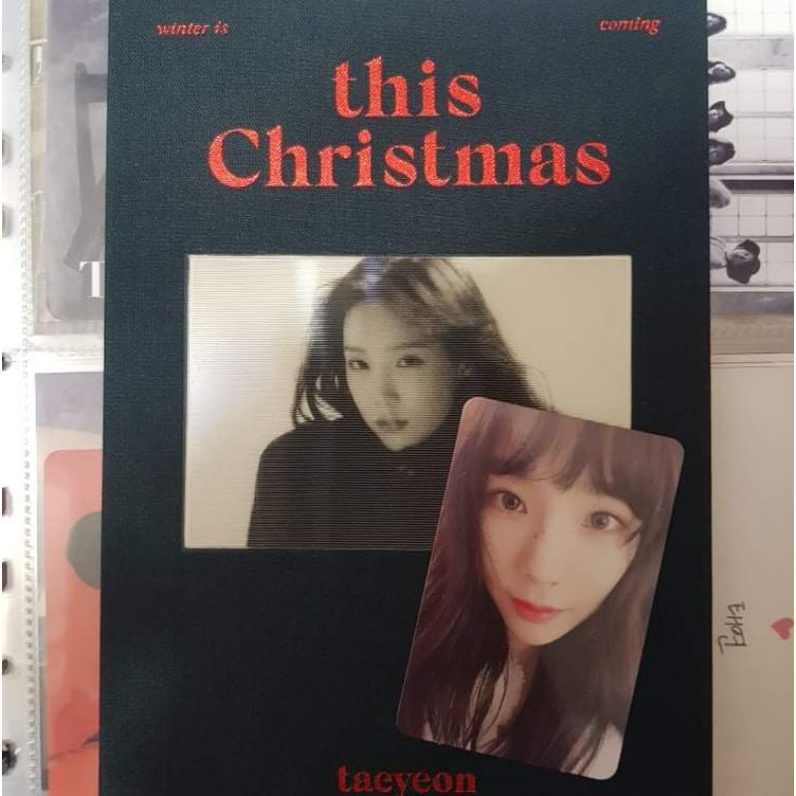 This christmas Taeyeon 太妍 全專 小卡 空專 專輯 韓壓 聖誕專