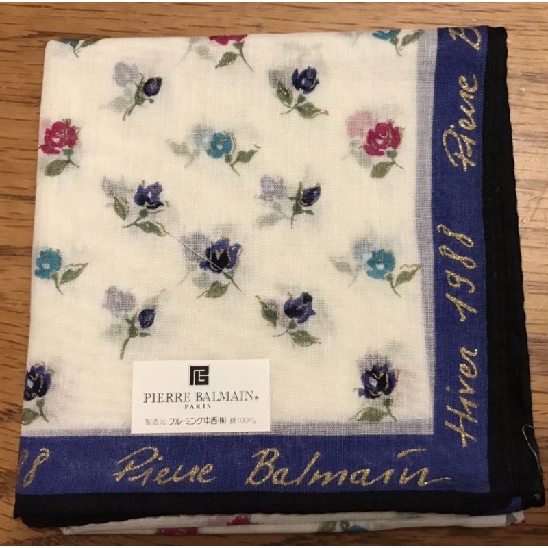 日本手帕   擦手巾 Pierre Balmain no.36-13