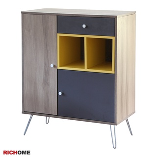 RICHOME DR225 漢諾威置物櫃(鐵線腳設計) 置物櫃 玄關櫃 鞋櫃 電視櫃