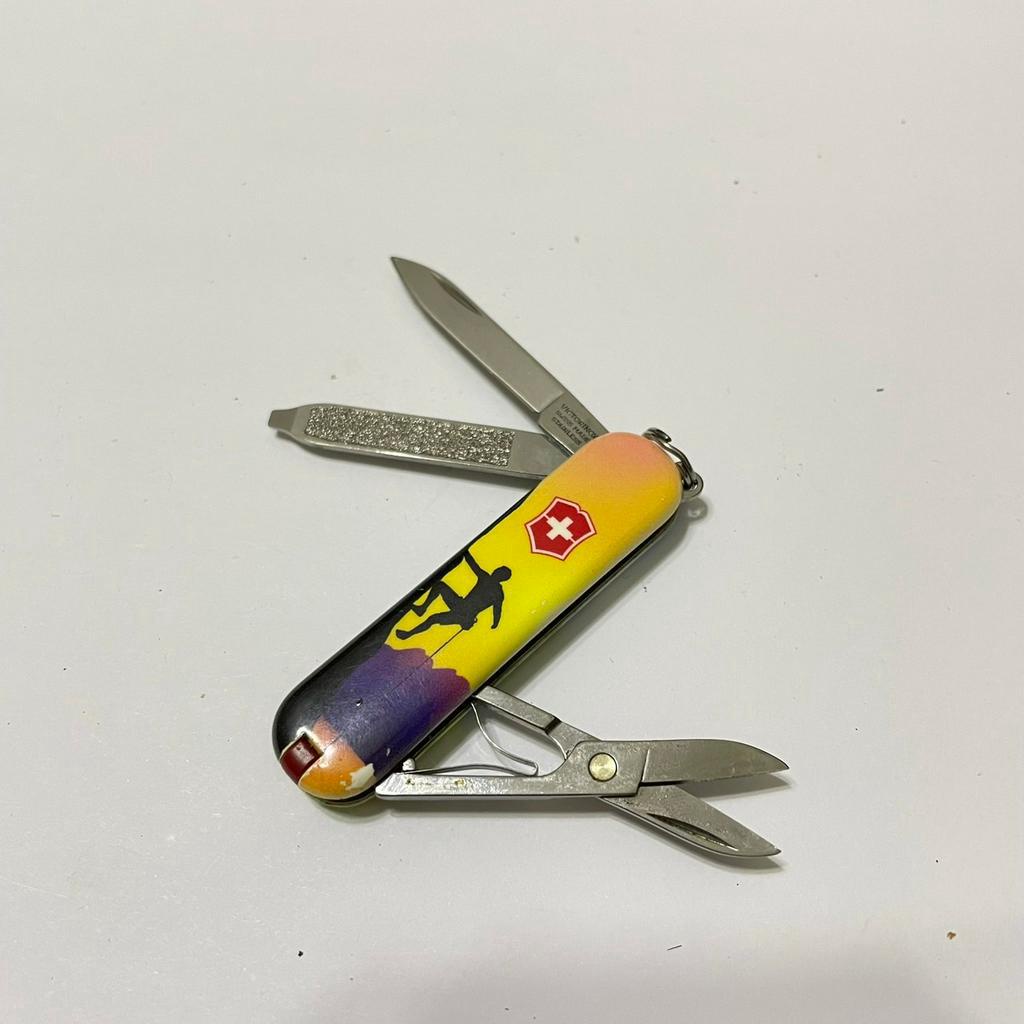 [沐沐屋] VICTORINOX 維氏 58MM限量迷你7用印花瑞士刀-攀岩