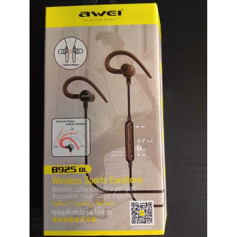 AWEI （用維）無線運動藍牙耳機