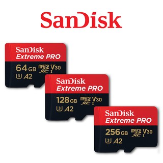 【SanDisk】128G 64G EXTREME PRO MicroSD A2 U3 記憶卡 讀200 寫90