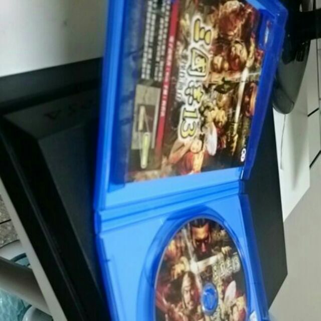 PS4 遊戲光碟 三國志13 保存良好 盒書完整