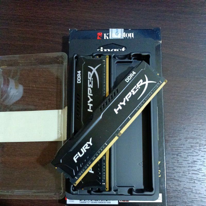 二手 金士頓 Kingston Hyperx Fury DDR4-2666 8GB*2