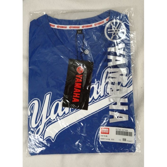 可議價 全新 現貨 正版 YAMAHA 山葉機車 官方 M號 藍色 短袖 T-Shirt T恤 衣服