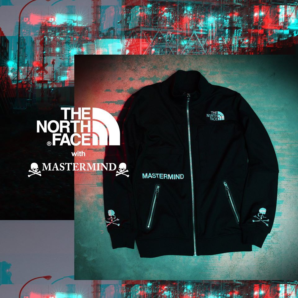 THE NORTH FACE X MASTERMIND WORLD 2018 聯名 拉鍊外套 黑標 骷髏頭