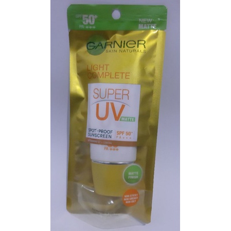 Garnier Light Complete Super UV 防曬霜 30ml-啞光飾面