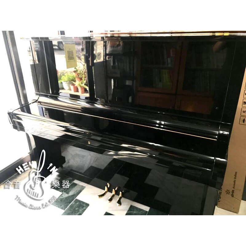 ＊合音樂器＊ 嚴選日系中古 日本原裝 日廠 KAWAI 直立3號琴 KU-3D 黑色鋼琴烤漆 直立鋼琴