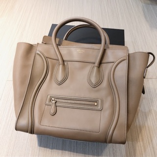 celine mini luggage souris