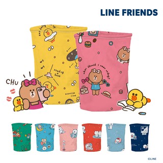 LINE Friends 小款 圓形收納筒 收納桶【網狐家居】熊大/兔兔/莎莉/熊美