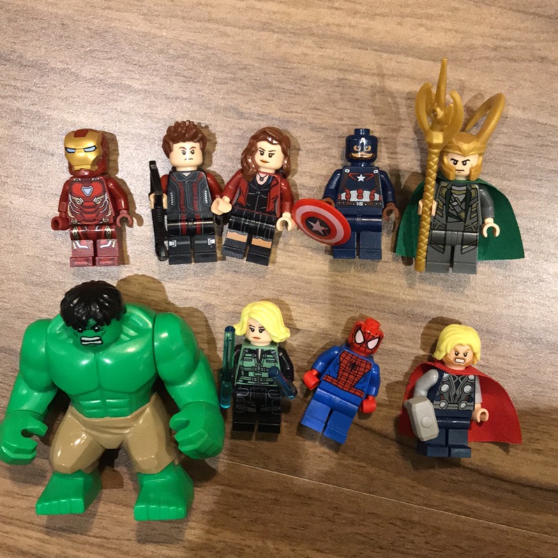 樂高lego Marvel 系列人偶