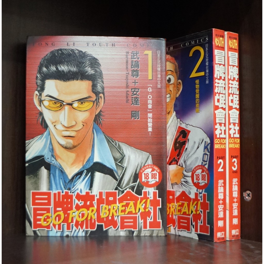 冒牌流氓會社1 3完 武論尊 安達剛 霸氣貓 現貨 品 外觀無章釘 蝦皮購物