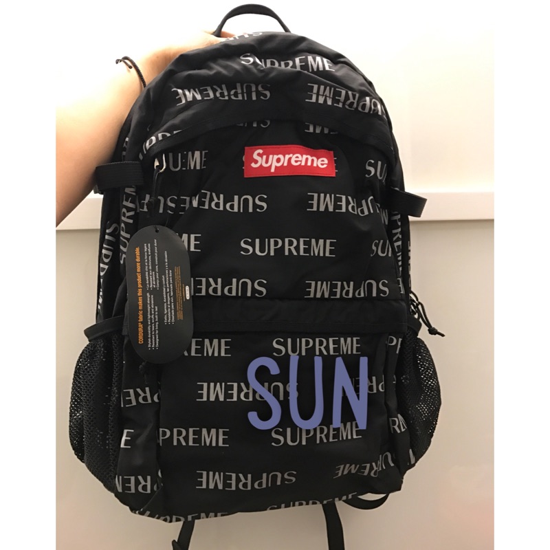 Supreme 41th 3M 黑 後背包 全新 正品