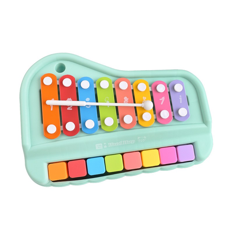 早教玩具 音樂啟蒙 音樂大木琴 敲敲琴 八音敲琴玩具 嬰幼兒童 八音琴 手敲琴 益智玩具 無需電池