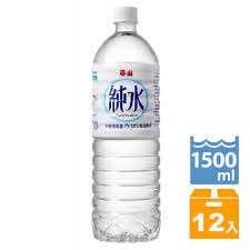 泰山純水1500ML&lt;1箱12瓶&gt;只送桃園雙北市 任5箱免運