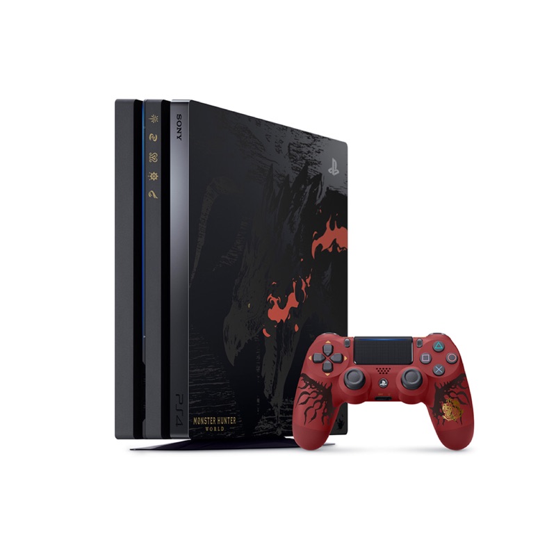 PS4 Pro 魔物獵人 世界 限定同捆特仕機，現貨