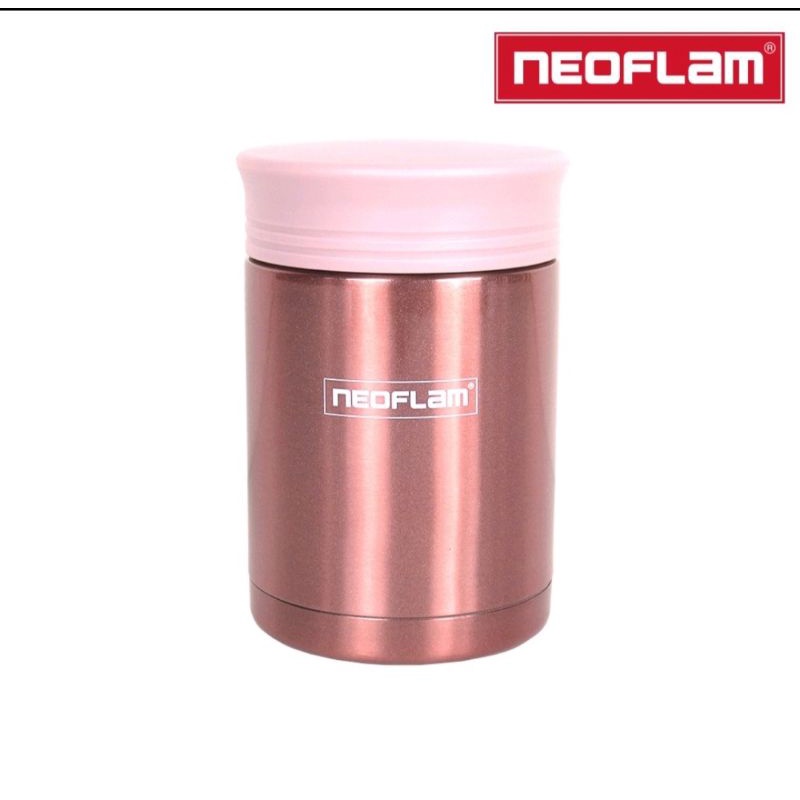 【小晨雜貨舖】NEOFLAM 天然抗菌陶瓷塗層不鏽鋼304真空悶燒罐500ML-玫瑰金