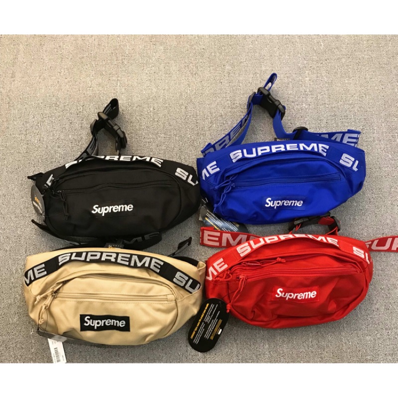 高品質 18SS 44th SUPREME bag斜挎包 單肩包 小包 腰包