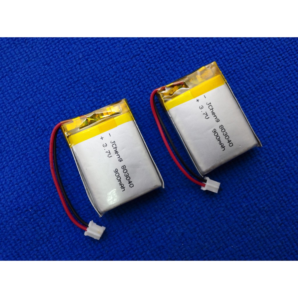 3.7v 聚合物鋰電池 900mA 1組2個 803040 行車記錄儀 藍牙耳機 導航儀