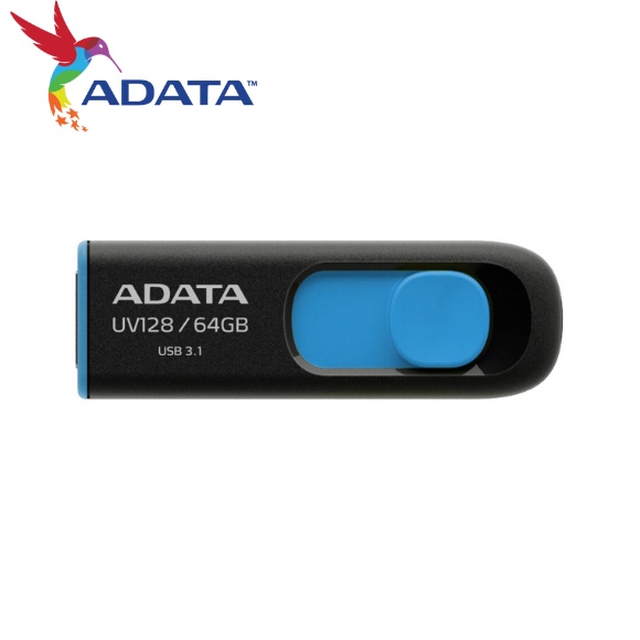 【台灣保固】ADATA 威剛 UV128 USB 3.2 64G 128G 256G 伸縮式 高速 隨身碟