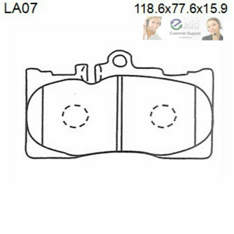 elig 競技版陶瓷來令片 16年 LEXUS Is200t IS350 IS300 前輪