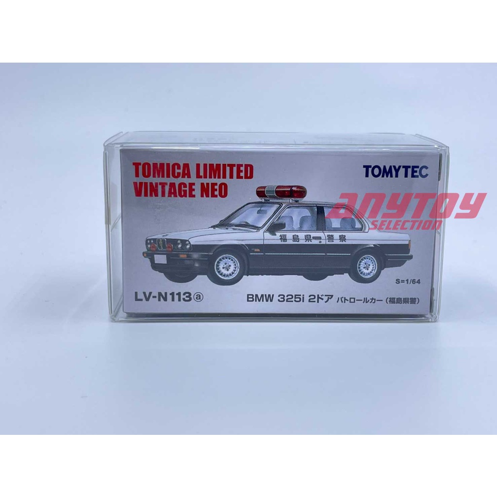 Tomytec Tomica Limied Vintage TLV N113A BMW 325I 2門 警車 寶馬