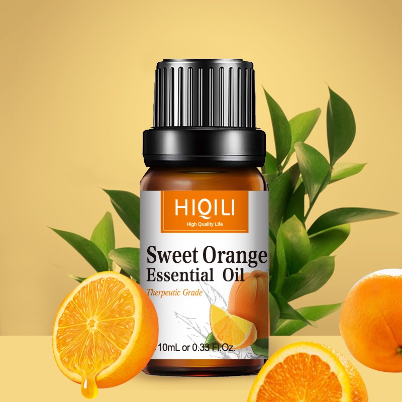 【HiQiLi】會七里10ml 甜橙香薰加濕器專用室內家用100%純植物提取按摩單方精油