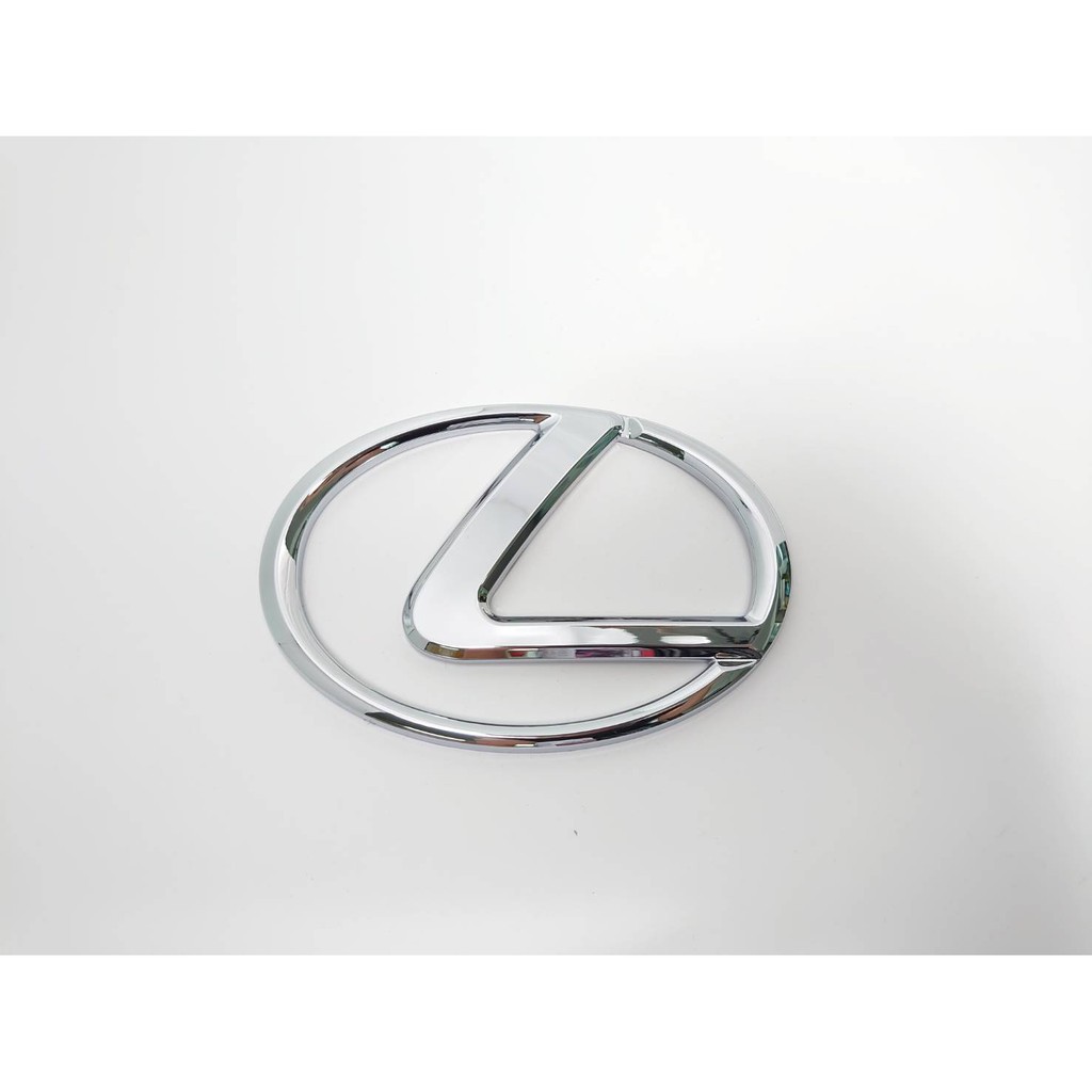 Lexus 水箱罩鍍鉻銀標誌車標logo 貼140 95 Mm 蝦皮購物