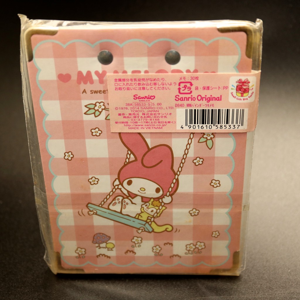 Sanrio Melody 14年出品板夾附便條紙 蝦皮購物
